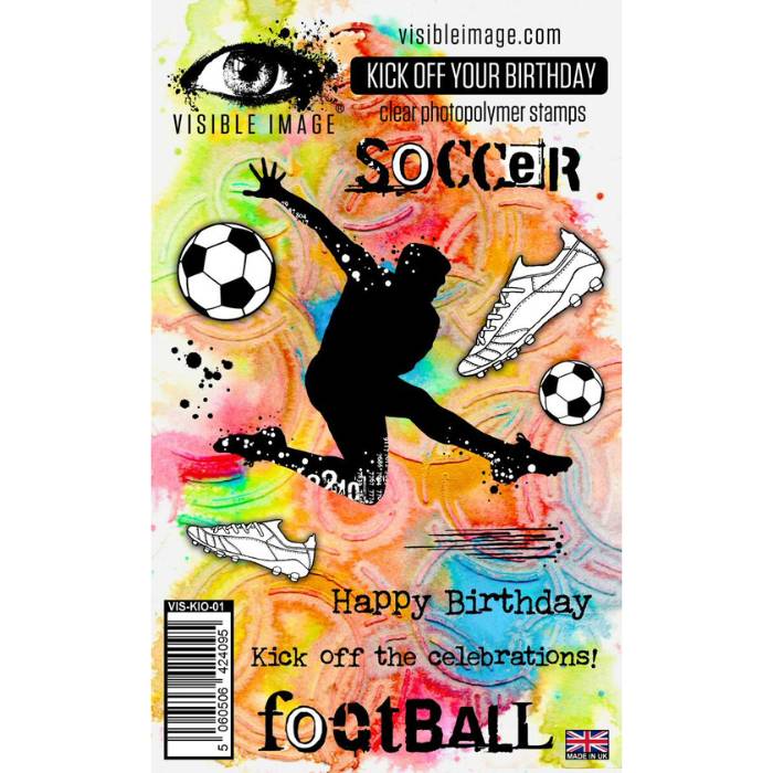 Visible Image Kick Off Your Birthday stamp set